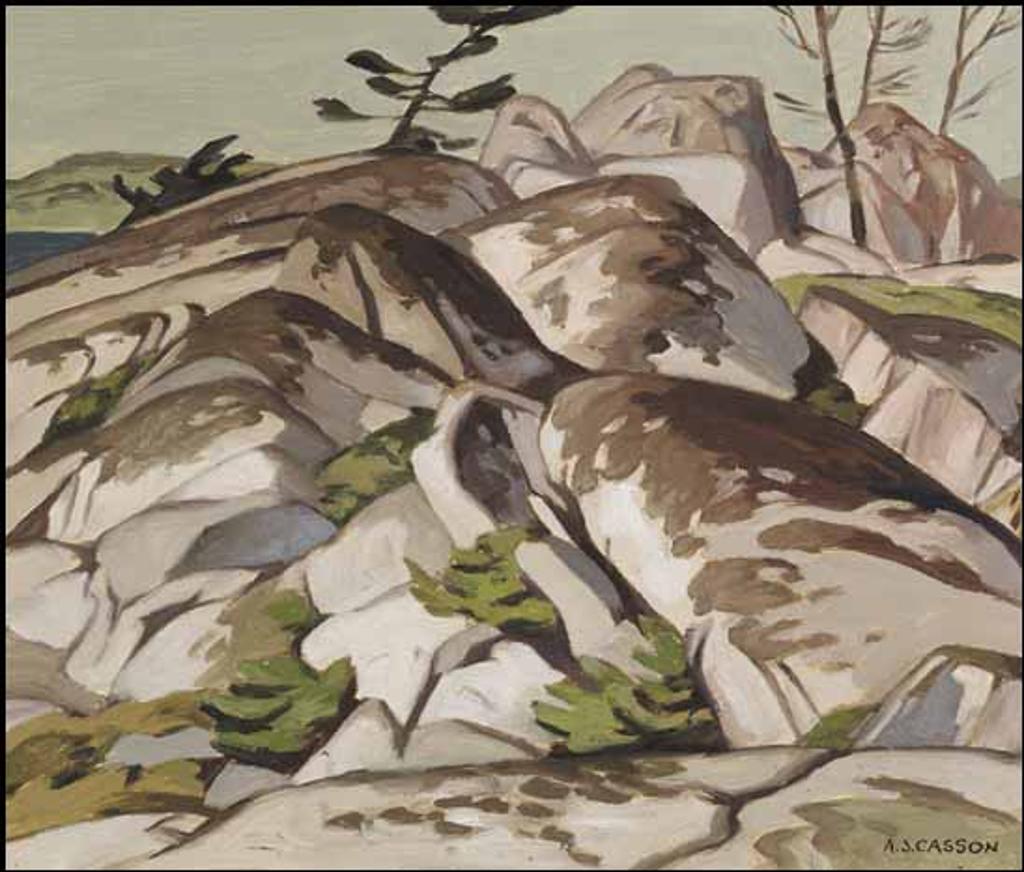 Alfred Joseph (A.J.) Casson (1898-1992) - Fisherman's Point, North Channel, Georgian Bay, Ontario