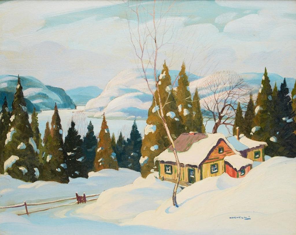 Graham Norble Norwell (1901-1967) - Cabin in Winter