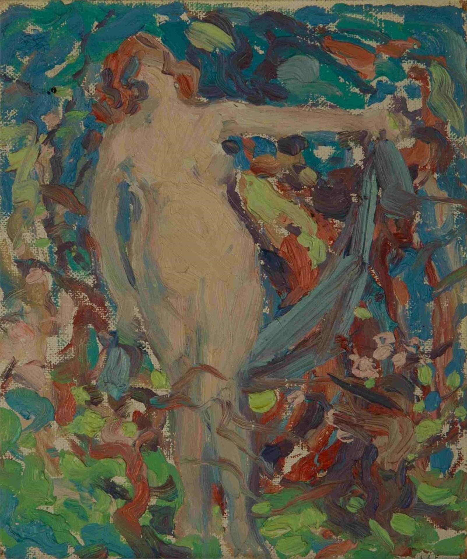 Lionel Lemoine FitzGerald (1890-1956) - Nude in Woods