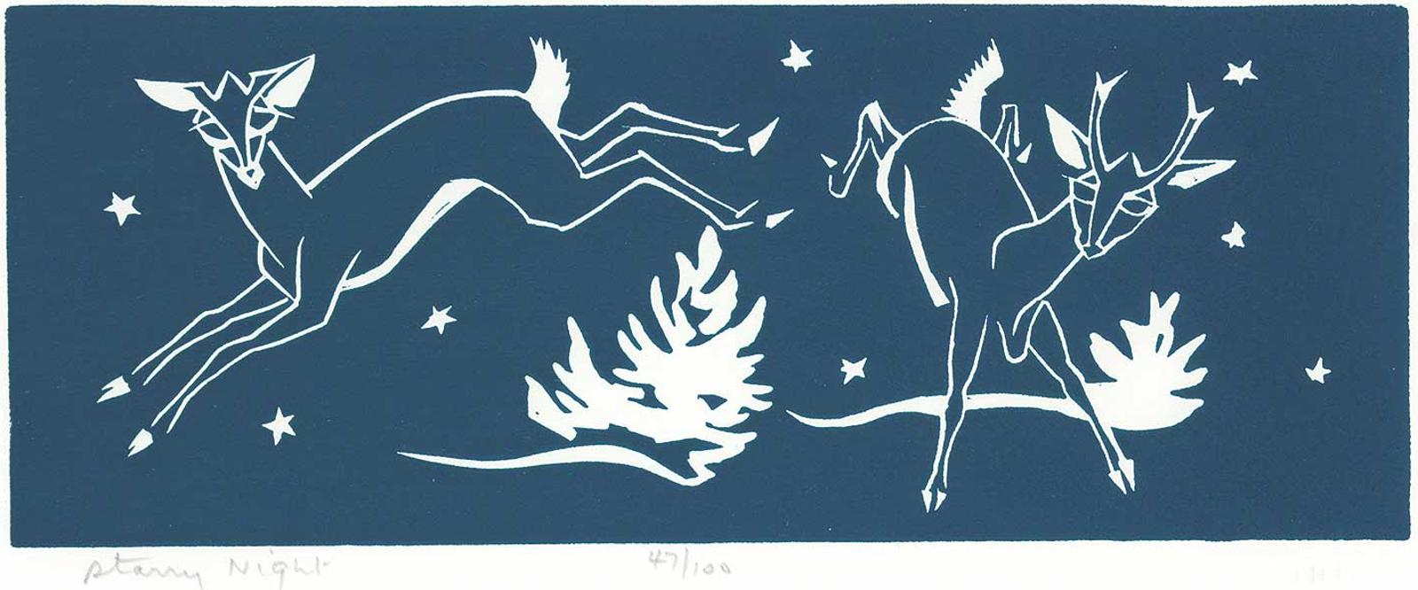 Illingworth Holey (Buck) Kerr (1905-1989) - Starry Night  #47/100