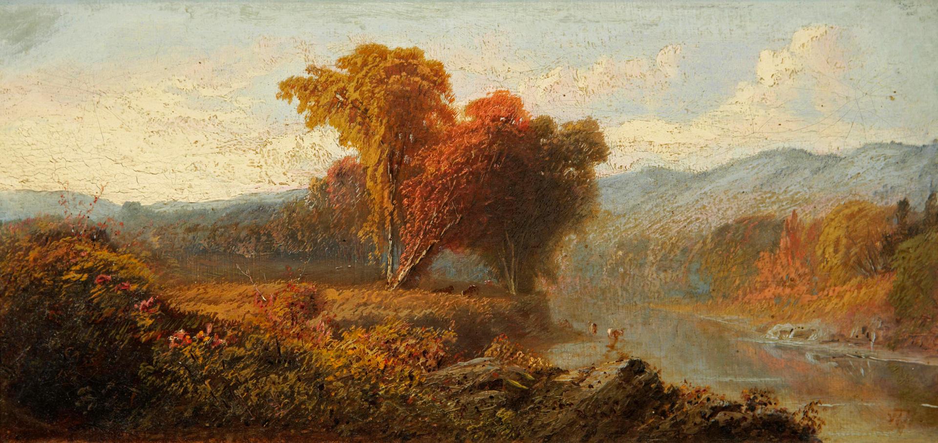 William M. Hart (1823-1894) - Hudson River Valley