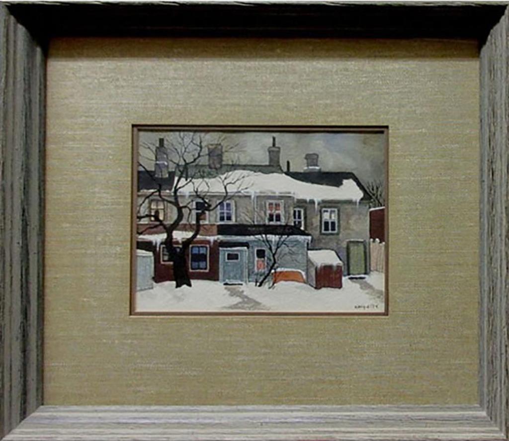 John Kasyn (1926-2008) - Winter On Portland Street