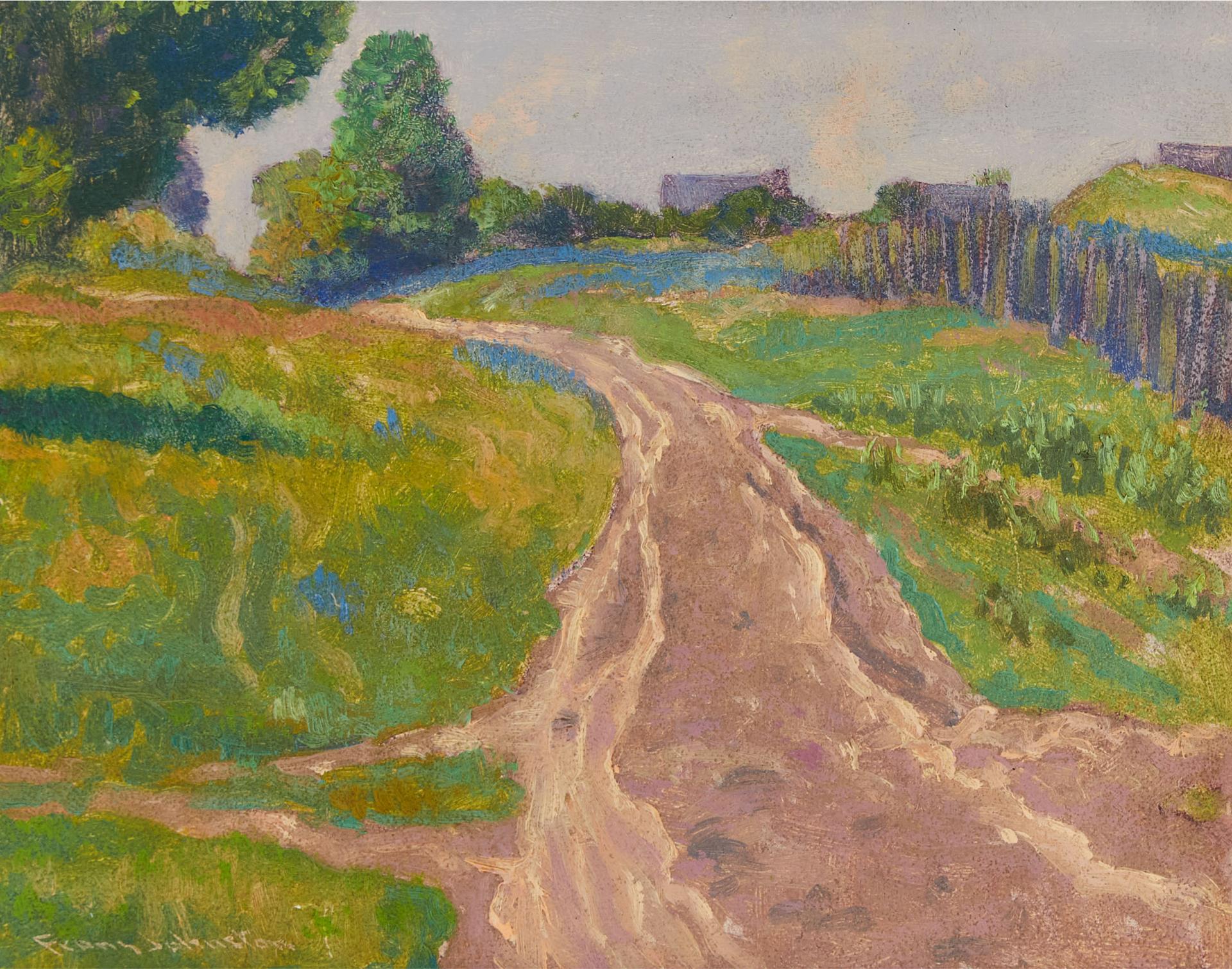 Frank (Franz) Hans Johnston (1888-1949) - The Hill Road, 1929