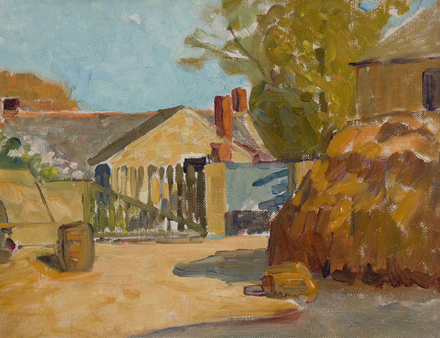 Helen Galloway McNicoll (1879-1915) - Farm Yard in Brittany