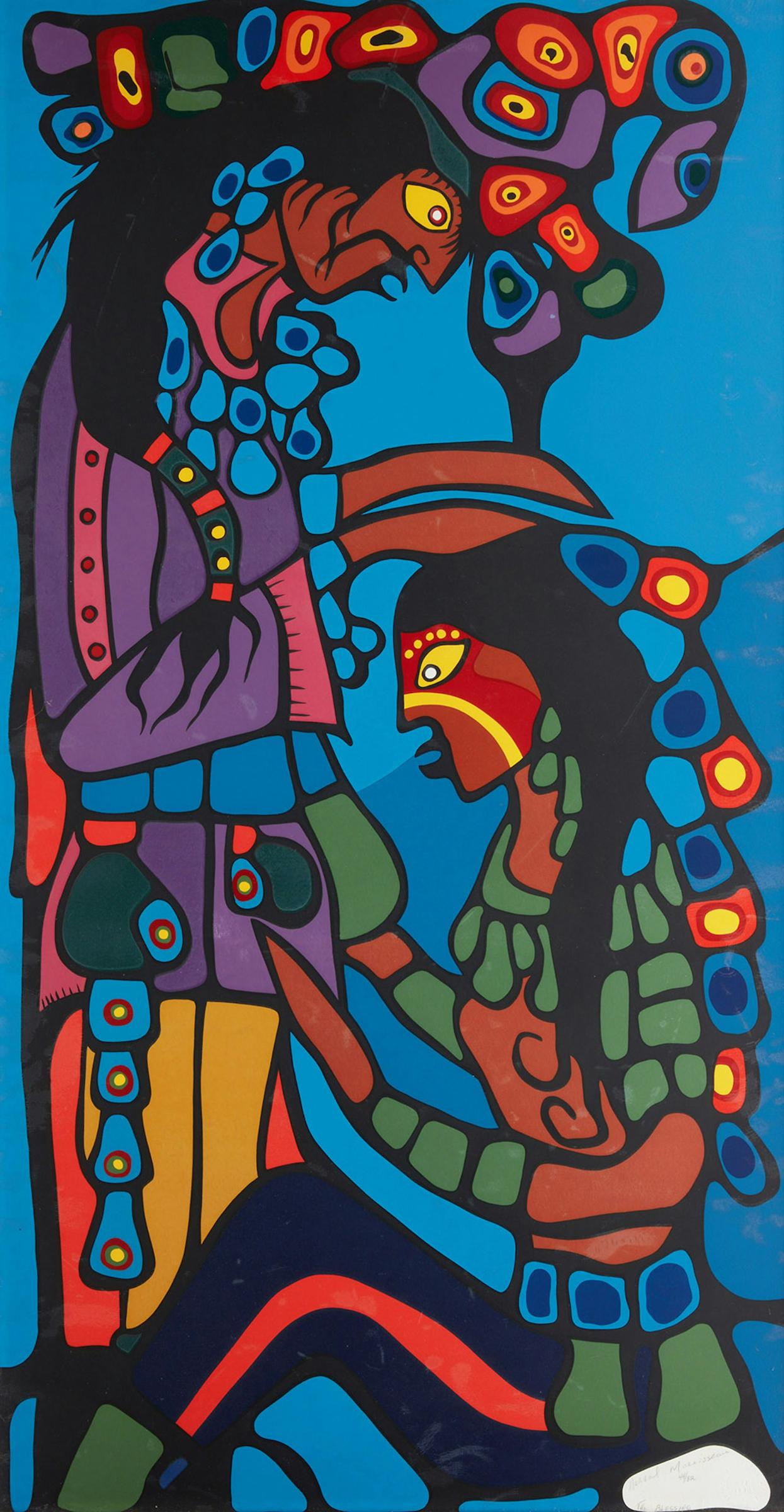 Norval H. Morrisseau (1931-2007) - The Blessing