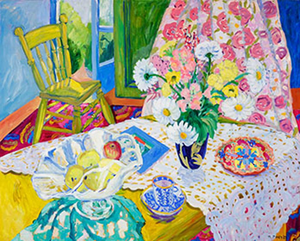Mary Pavey (1938) - Still Life with Decorated Plate (03797/A88-175)