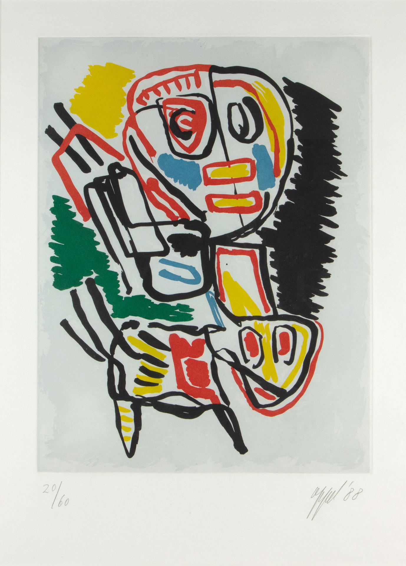 Karel Appel (1921-2006) - Sans titre / Untitled, 1988