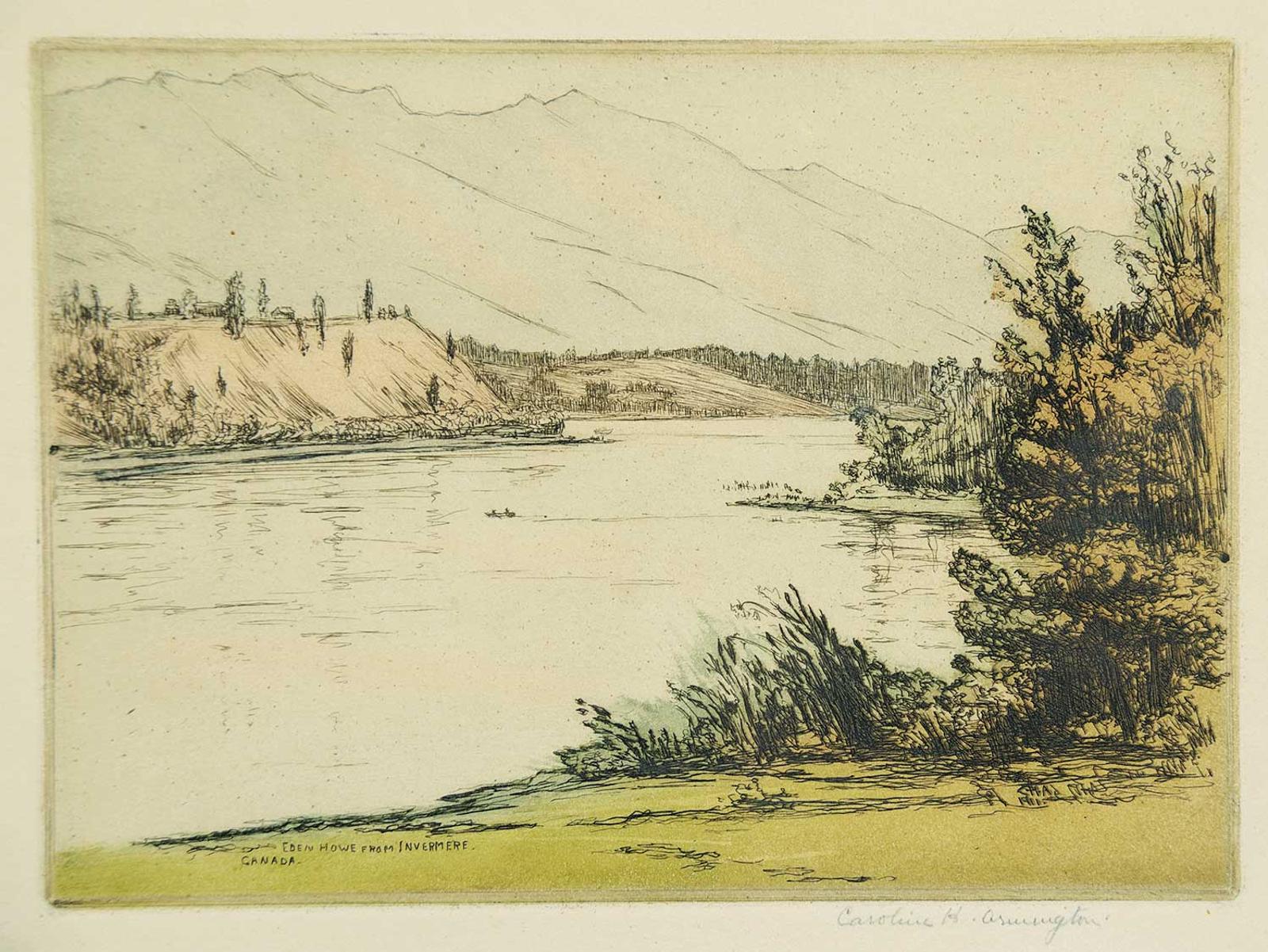 Caroline Helena Armington (1875-1939) - Eden Howe From Invermere, Canada