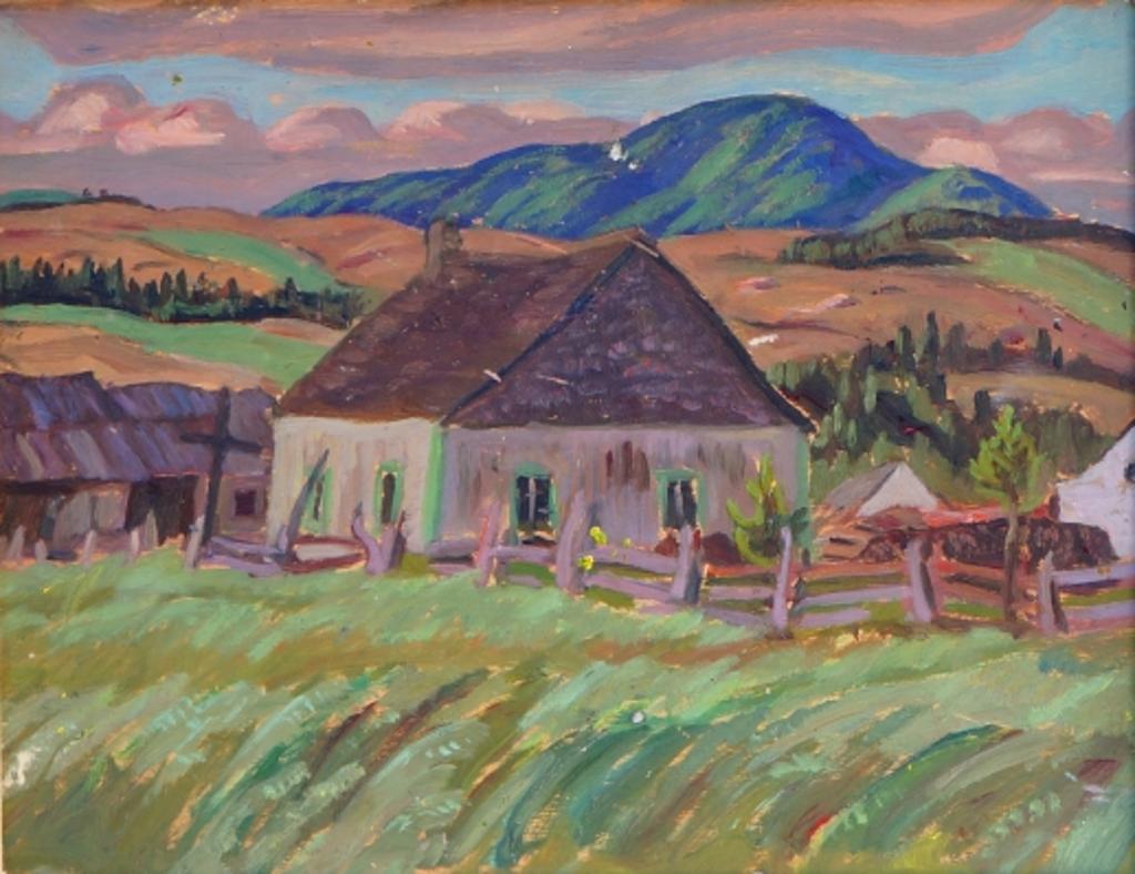 Alexander Young (A. Y.) Jackson (1882-1974) - Farm Scene/Georgian Bay, Near Penetanguishene