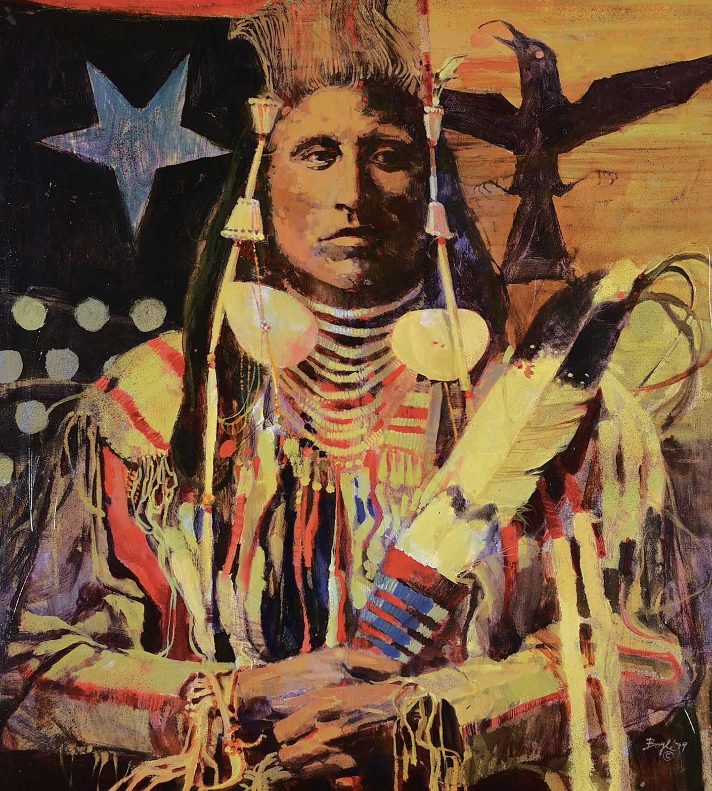 James Neil Boyle (1931-2006) - Untitled - Crow Chief