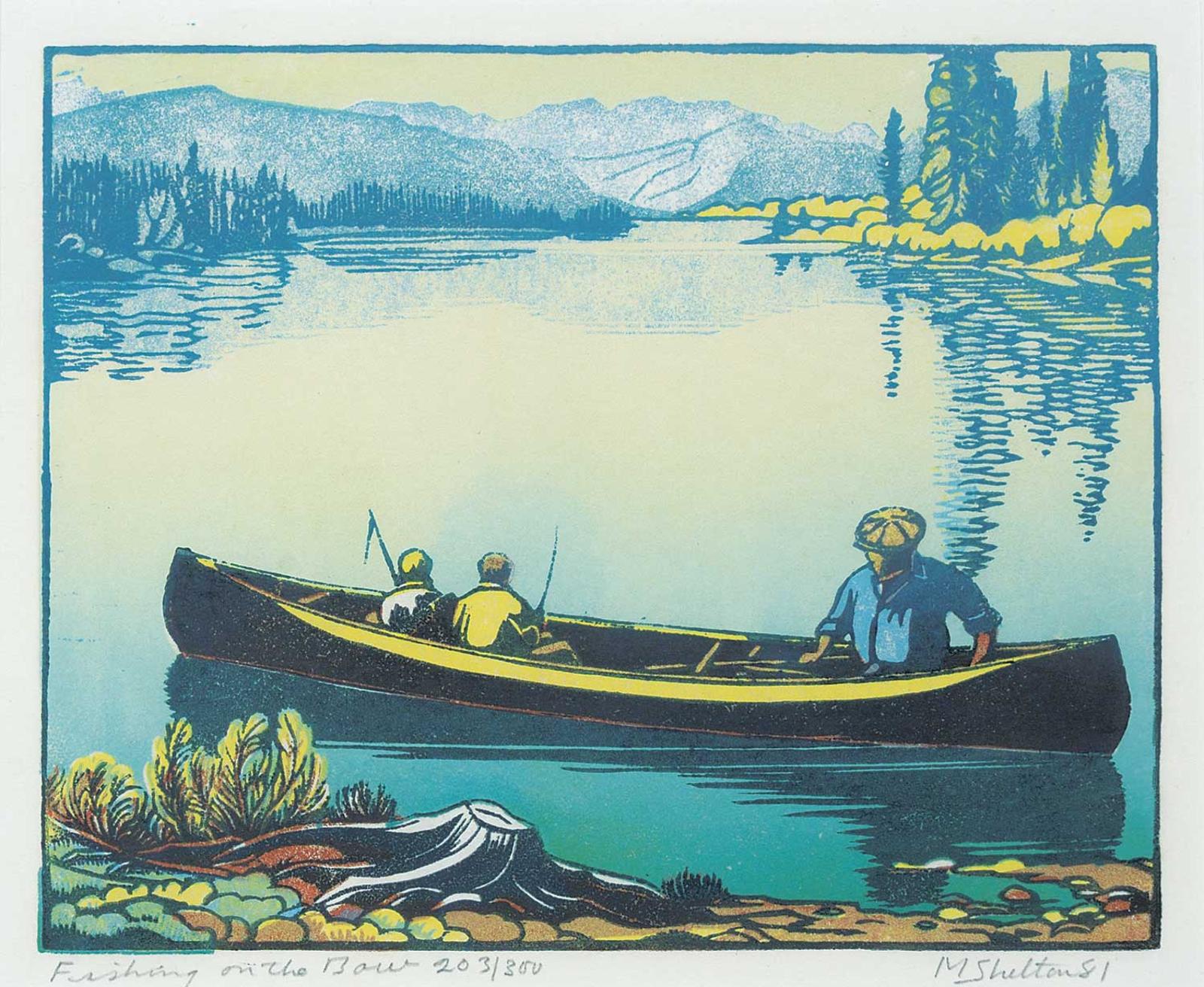 Margaret Dorothy Shelton (1915-1984) - Fishing on the Bow  #203/300