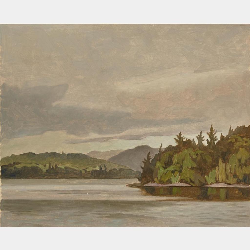 Alfred Joseph (A.J.) Casson (1898-1992) - Canoe Lake, Rainy Day