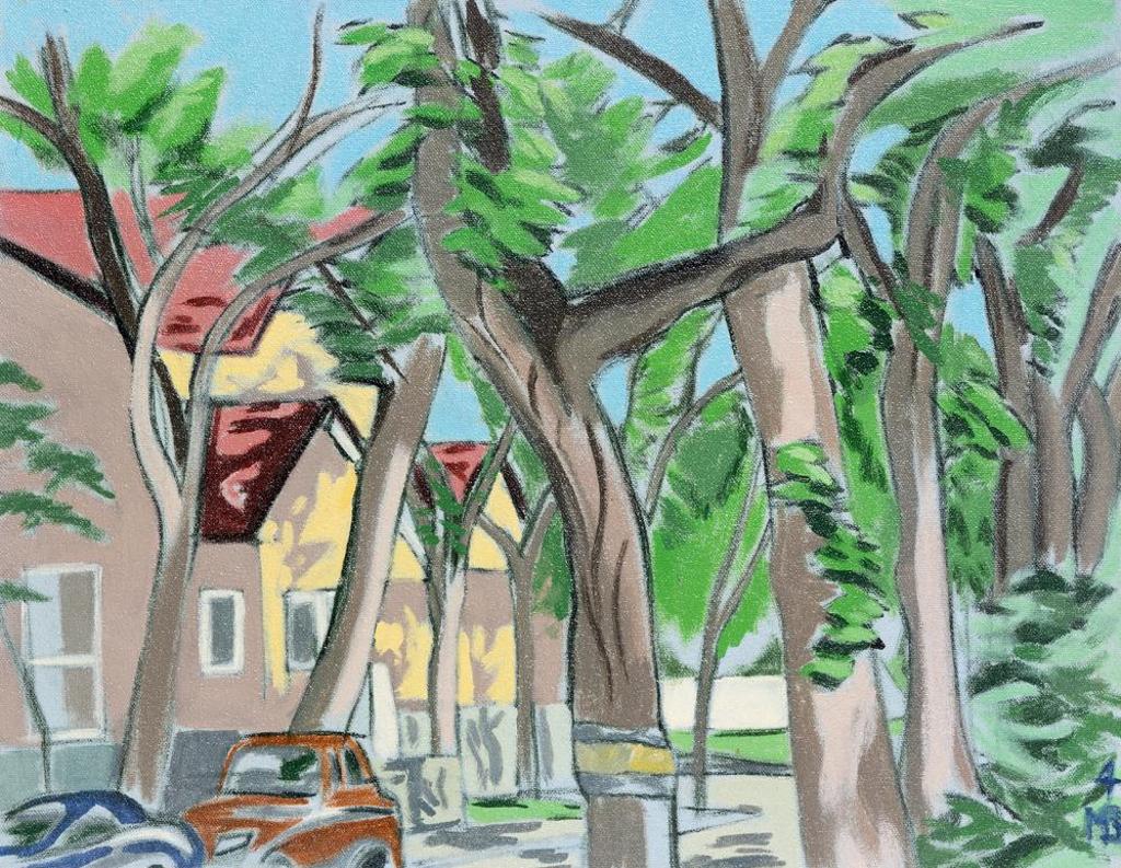 Michael Bromley (1955) - Untitled - Regina Street in Summer