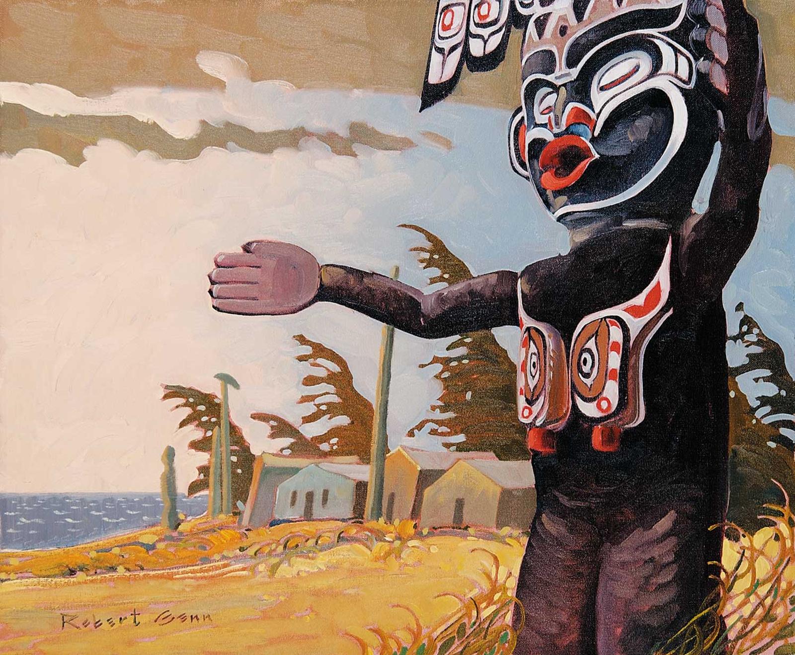 Robert Douglas Genn (1936-2014) - Tsonoqua Causing the Wind