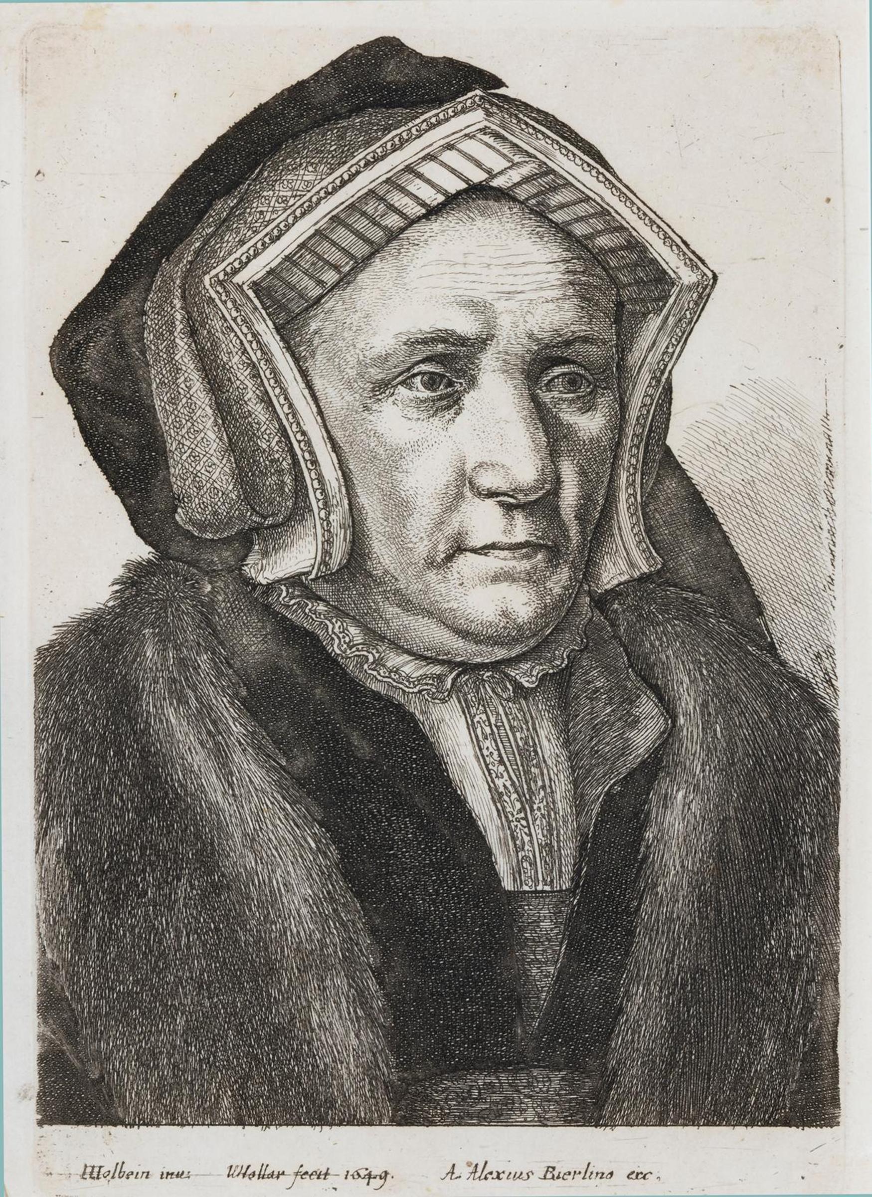 Wenceslaus von Prachna Hollar (1607-1677) - Portrait of Lady Margaret Butts