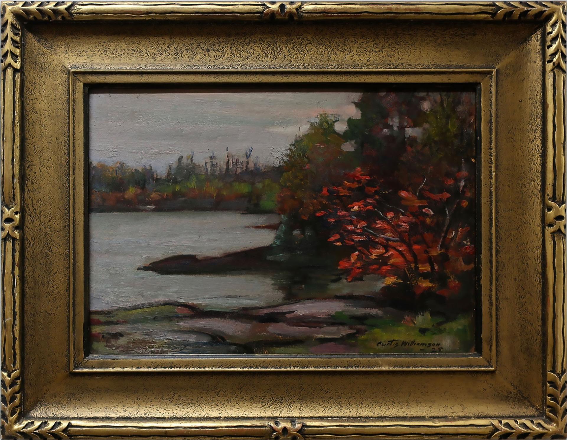 Albert Curtis Williamson (1867-1944) - Fall Lake Study