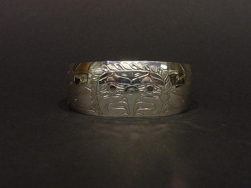 Harold Alfred (1953) - a silver Octopus design cuff bracelet