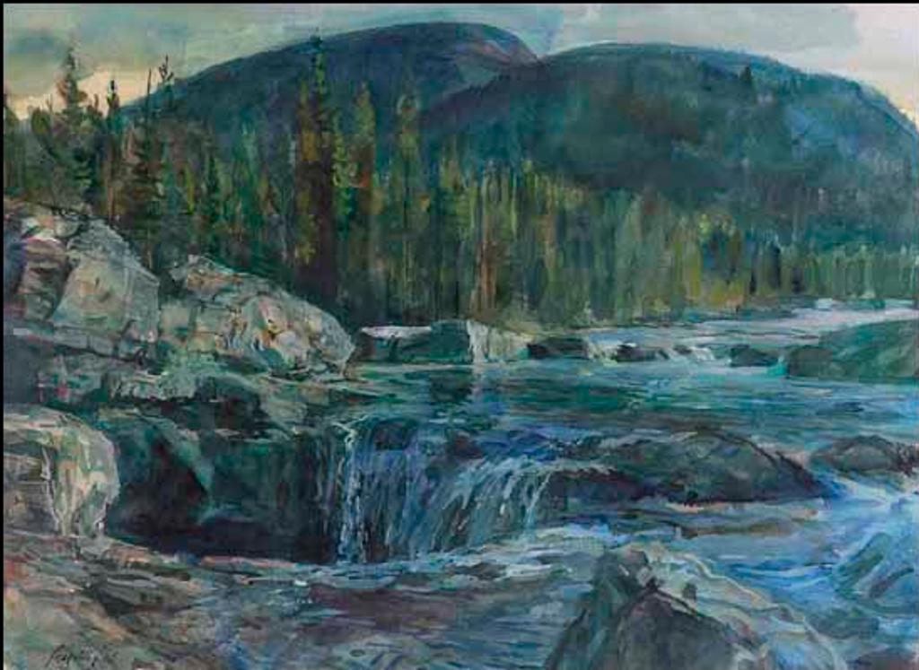 Jack Rigaux (1951) - Afternoon, Elbow Falls (02649/2013-1593)