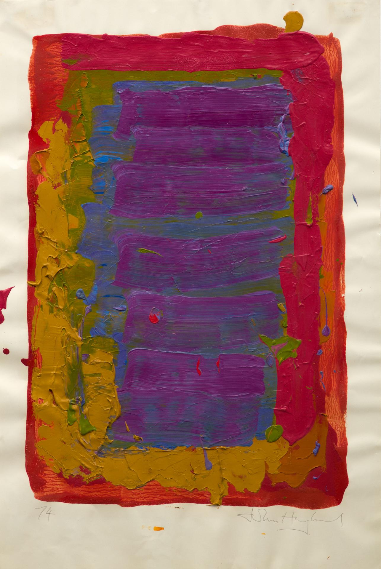 John Hoyland (1934-2011) - Sans titre / Untitled (nº 18), 1974