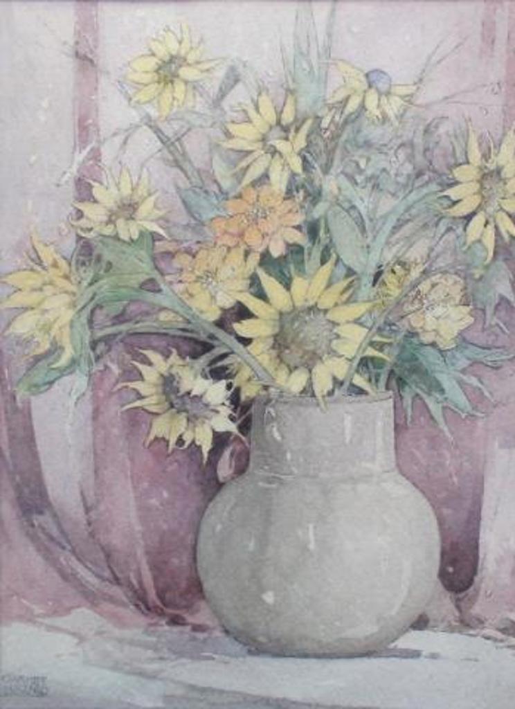 Garnet Hazard (1903-1987) - Still Life with Sunflower