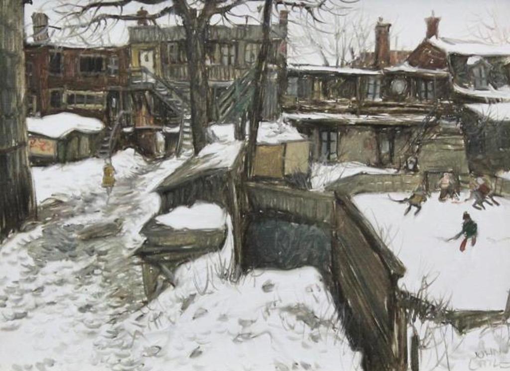 John Geoffrey Caruthers Little (1928-1984) - Patinoire, Pointe St. Charles