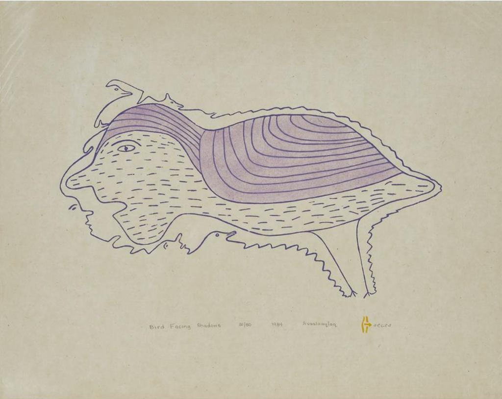 Irene Avaalaaquiaq Tiktaalaaq (1941) - Bird Facing Shadow