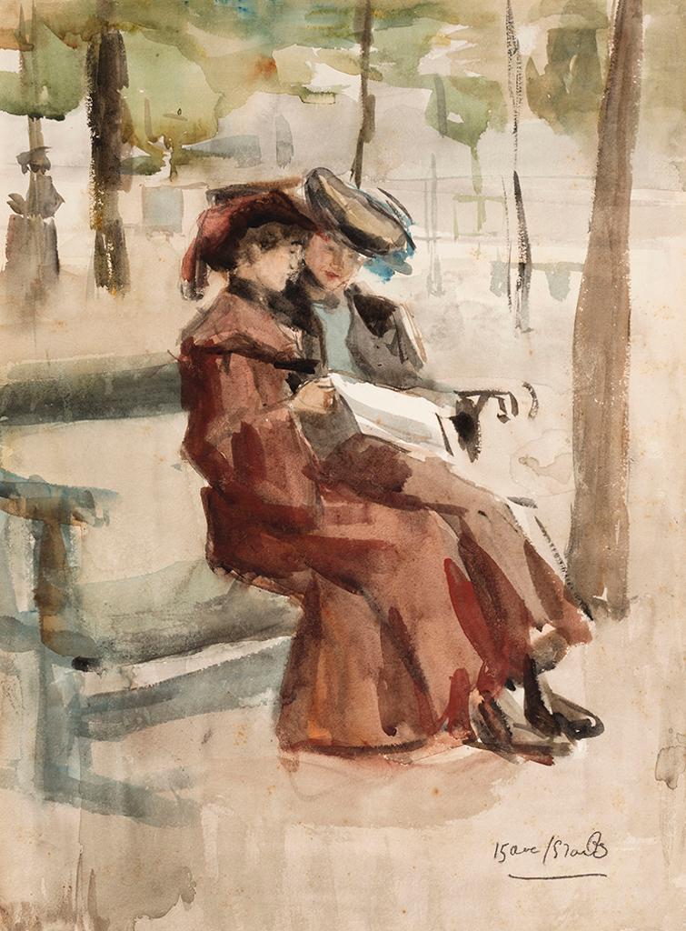 Isaac Lazarus Israëls (1865-1934) - A Conversation in the Park