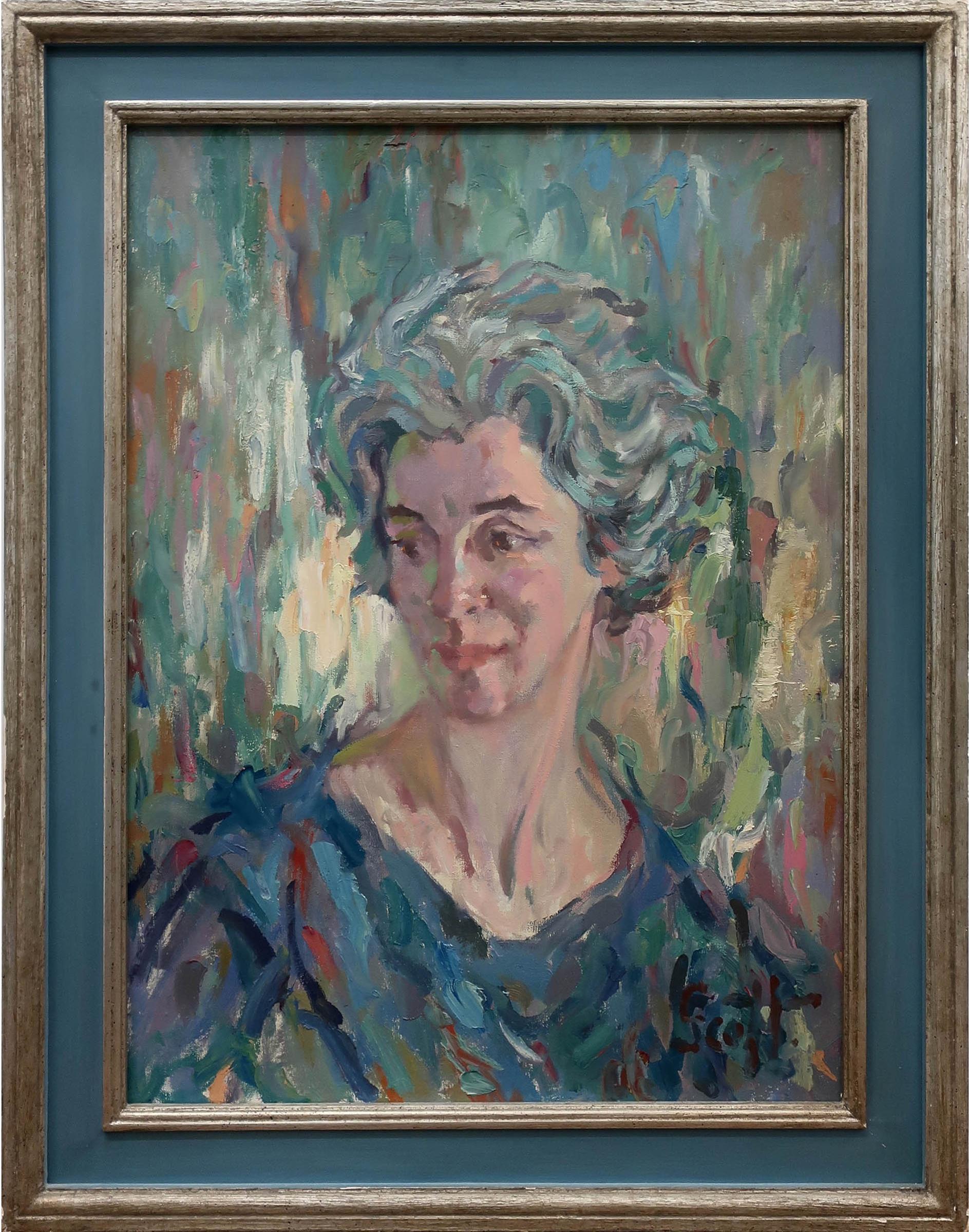 Gerald William Scott (1926-2003) - Portrait Of A Woman