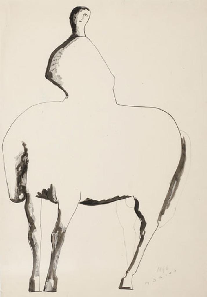 Marino Marini (1901-1980) - Rider / Cavallo con Cavaliere