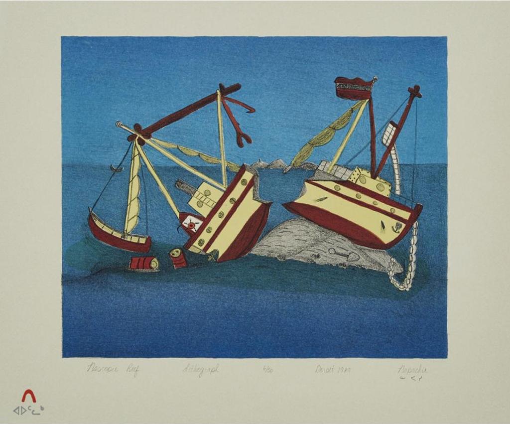 Napatchie Pootoogook (1938-2002) - Nascopie Reef; Whaler's Exchange