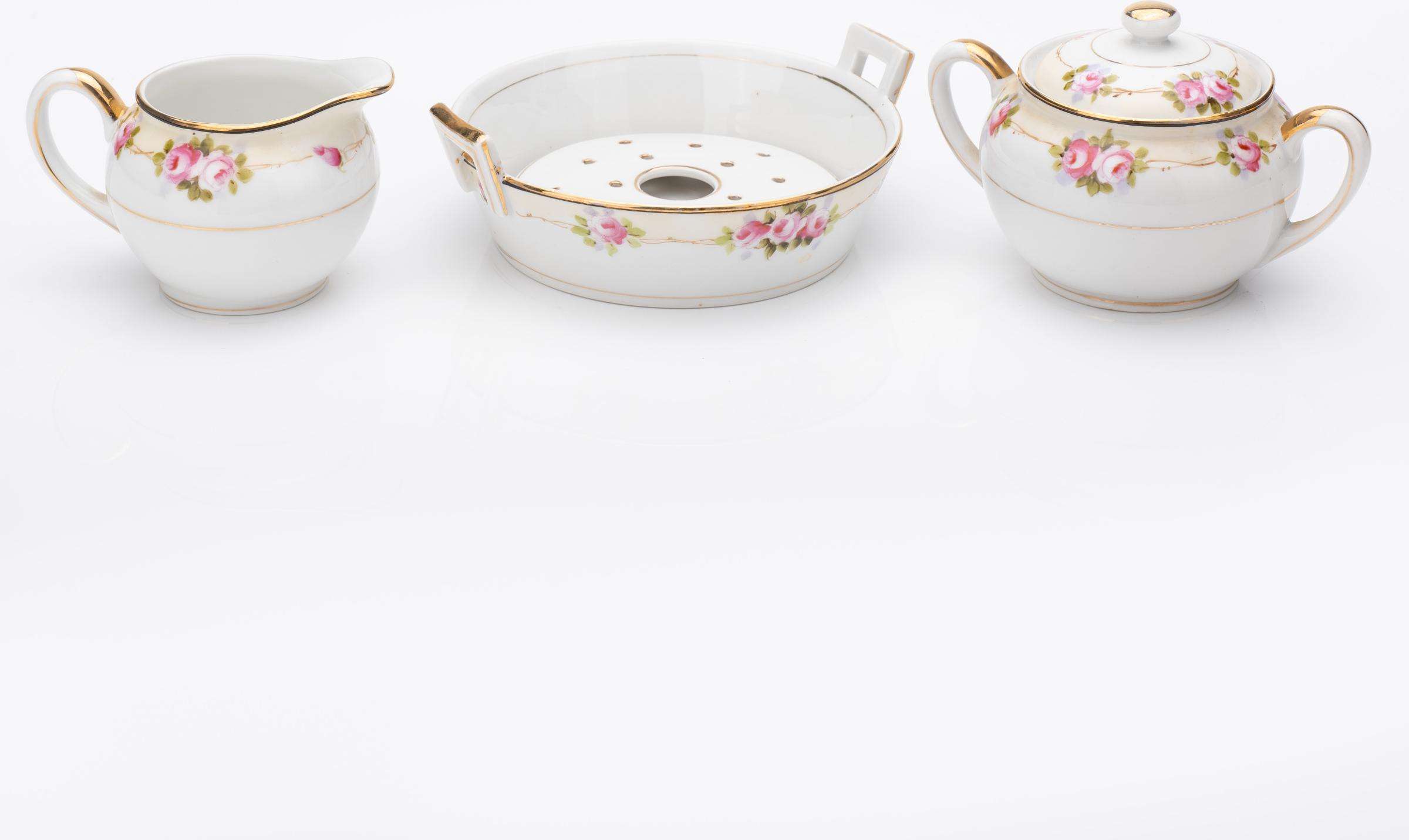 Nippon Double Rose Cream - Sugar & Butter Set