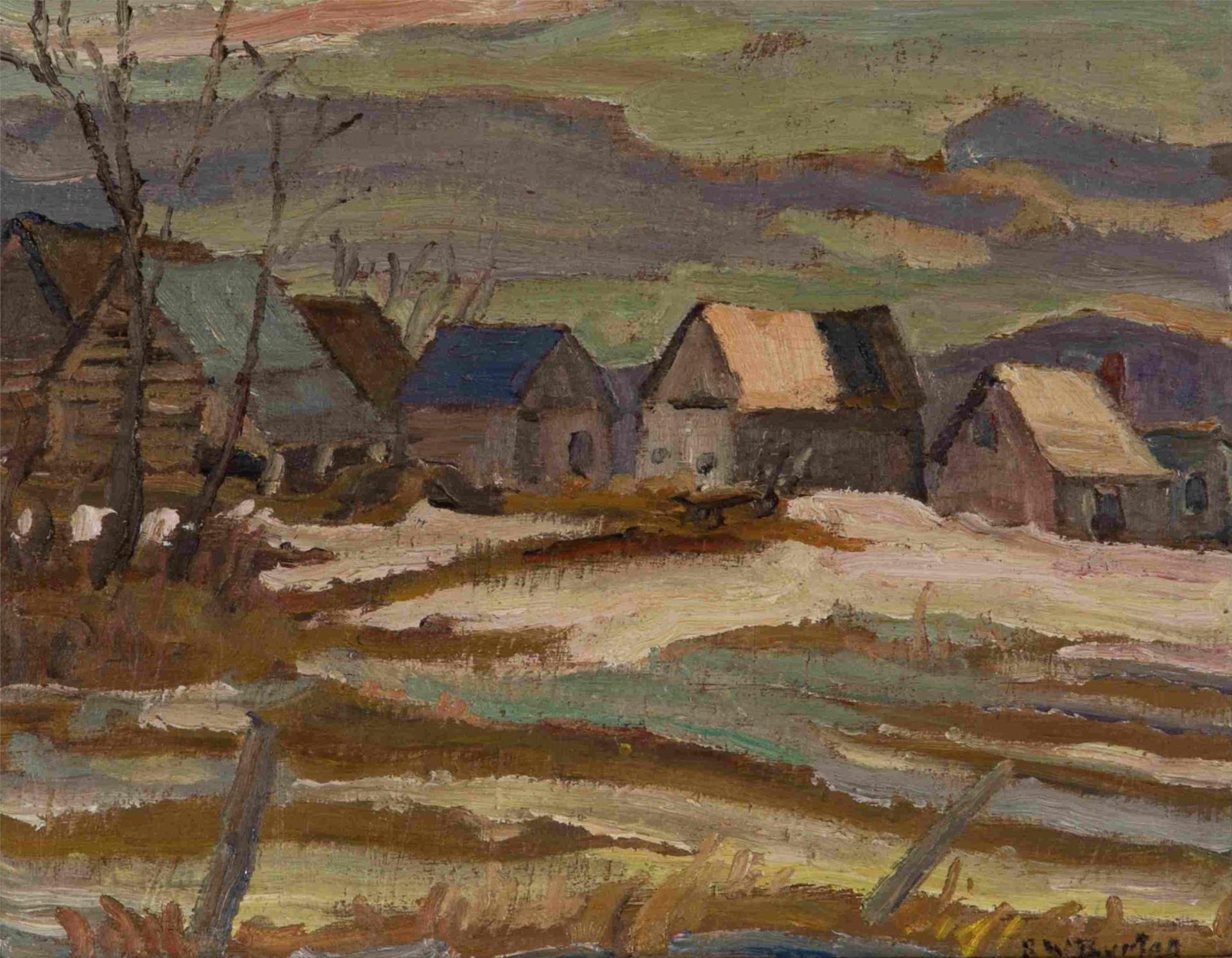 Ralph Wallace Burton (1905-1983) - A Farm Near Rupert, Quebec