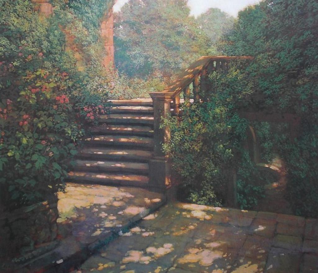 Philip Craig (1951) - Steps at Hestercombe