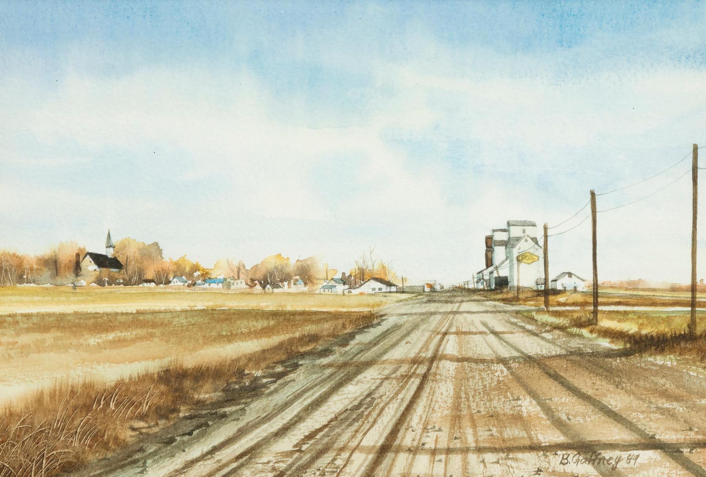 Beth Gaffney (1946-2020) - Road Leading Into Town