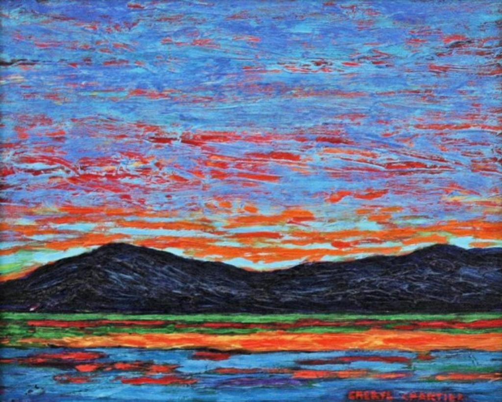 Cheryl Chartier (1952) - Sunset Glow - Strait of Georgia