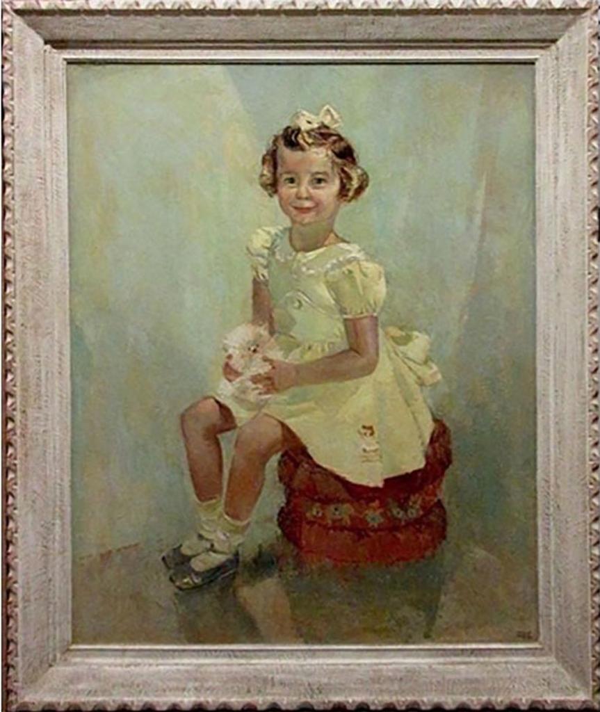 JULIE, 1955 - oil painting - made by John Adrian Darley Dingle