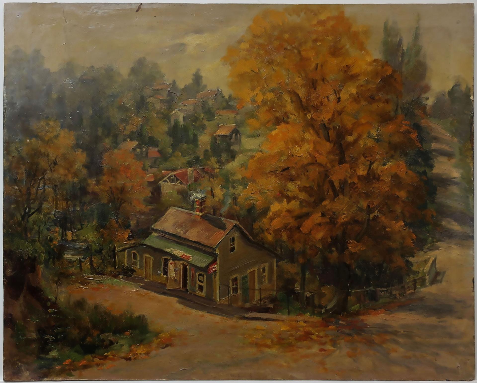 Caleb Keene (1862-1954) - Fall Landscape