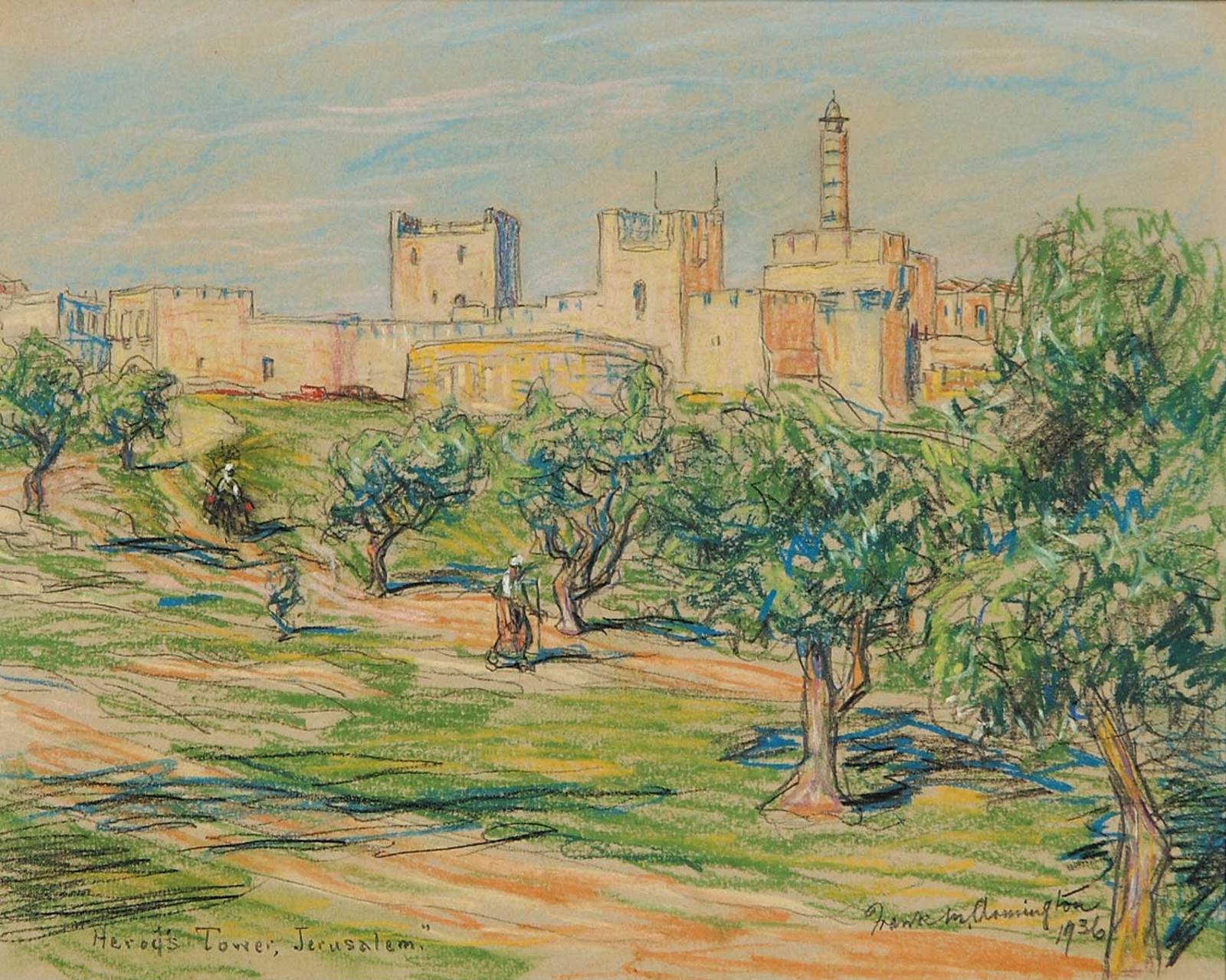 Franklin Milton Armington (1876-1941) - Herod's Tower, Jerusalem