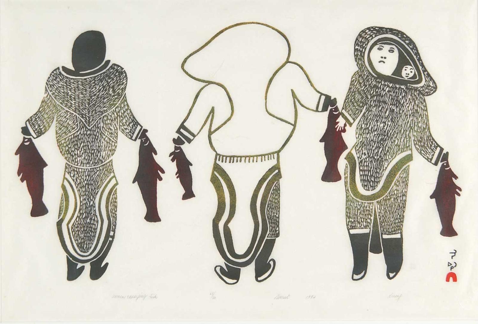 Qinnuayuak - Woman Carrying Fish  #23/50