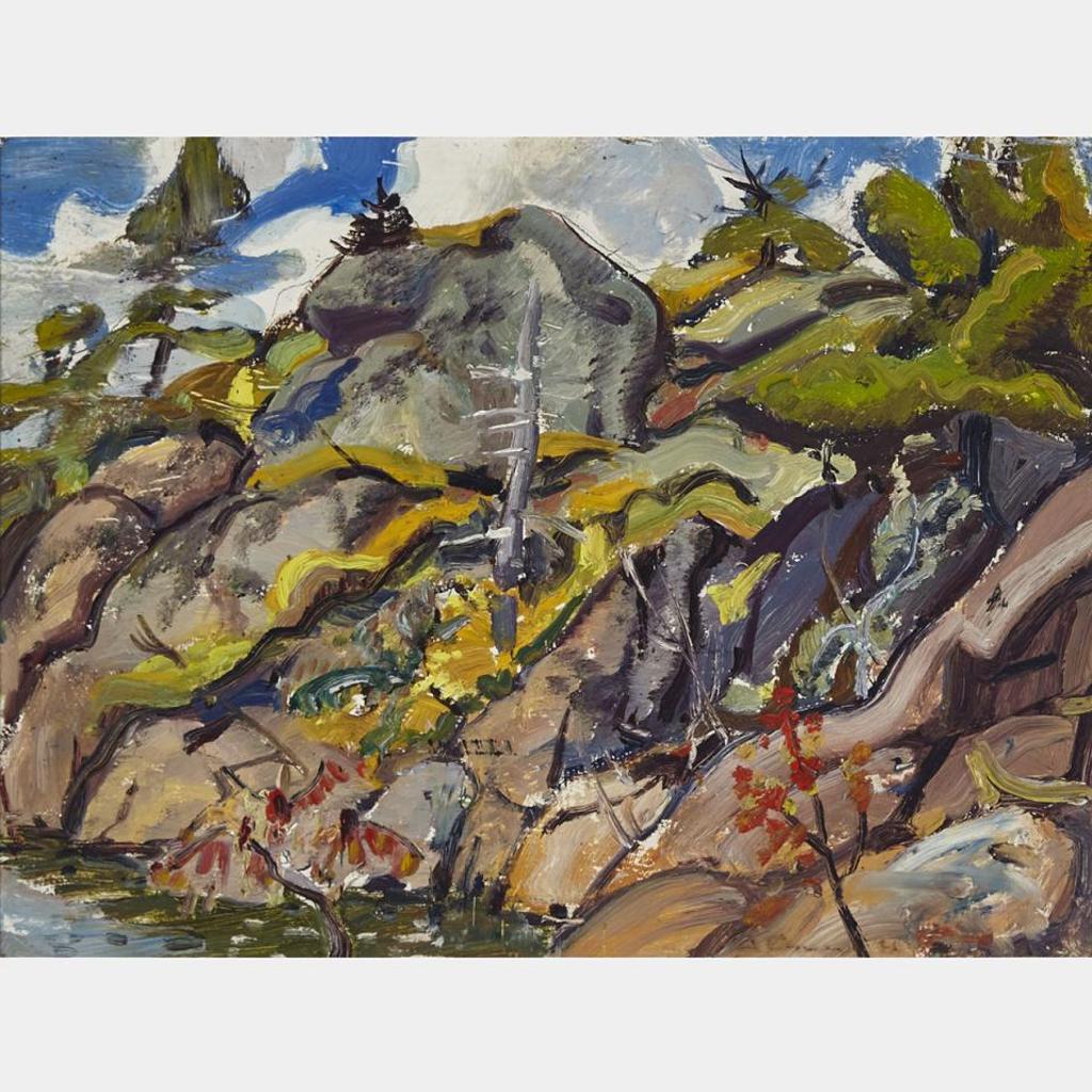 Arthur Lismer (1885-1969) - Rock Rhythm, Georgian Bay, 1944