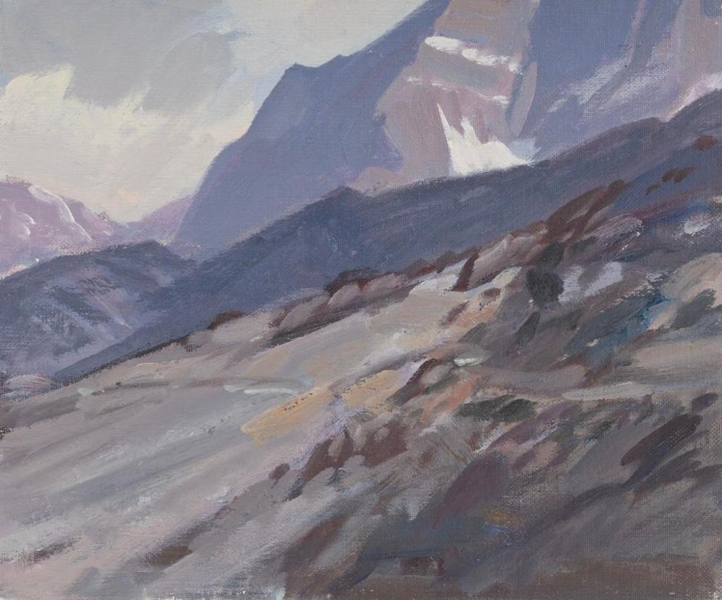 Peter Maxwell Ewart (1918-2001) - Clearing Weather in the Rockies near Lake Louise
