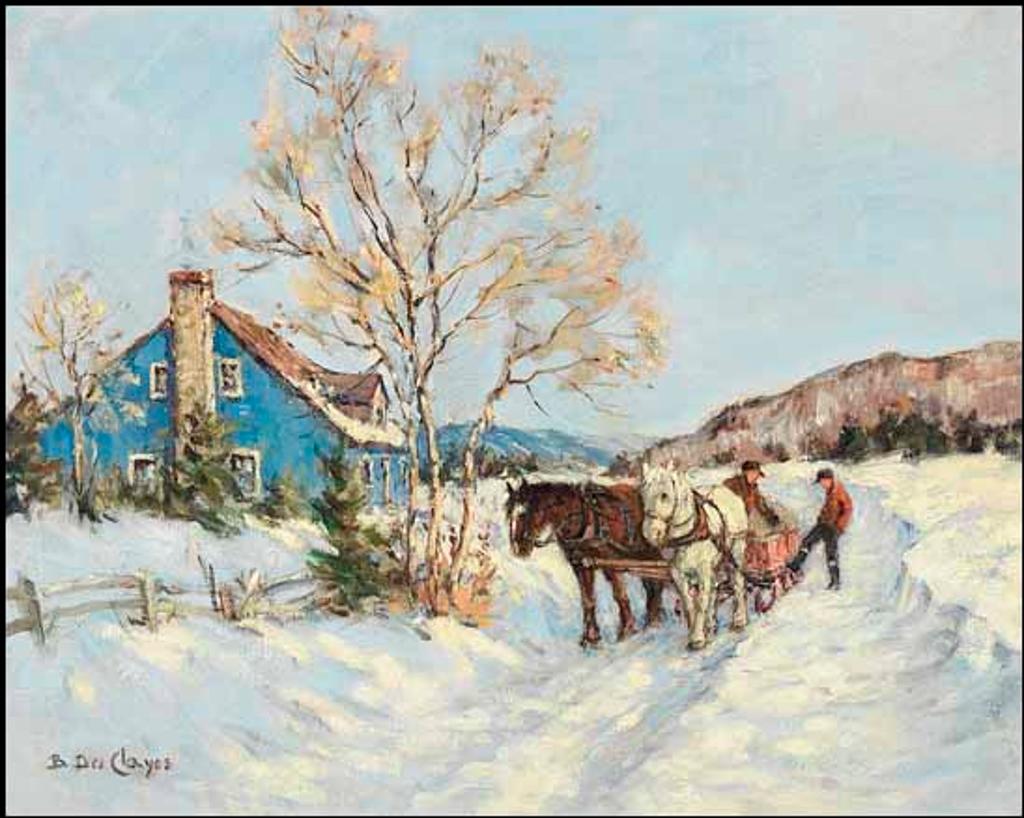 Berthe Des Clayes (1877-1968) - Winter Scene