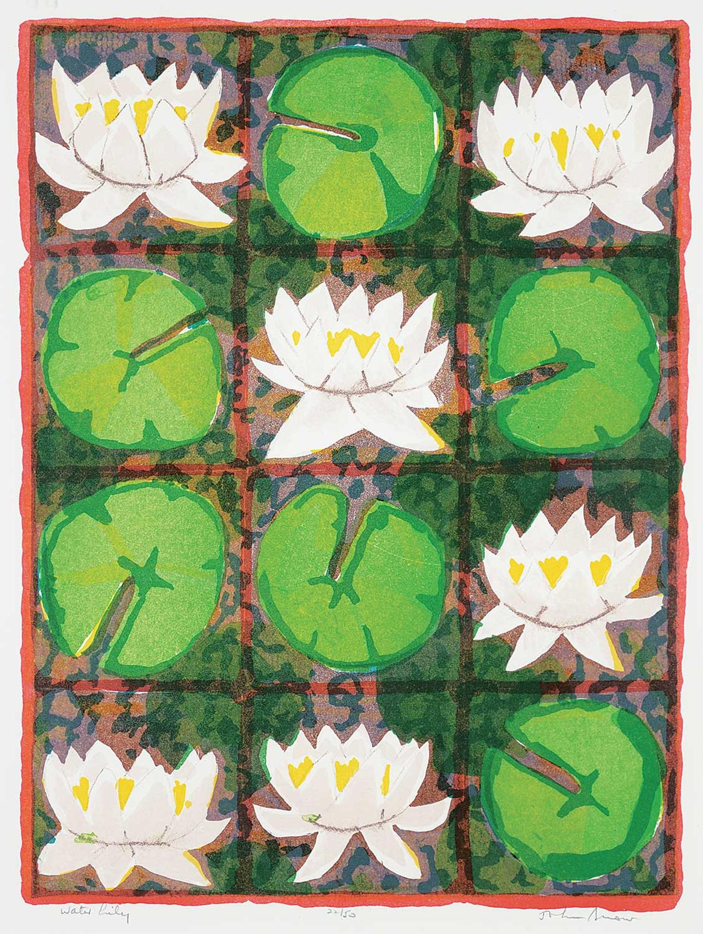 John Harold Thomas Snow (1911-2004) - Water Lily  #22/50