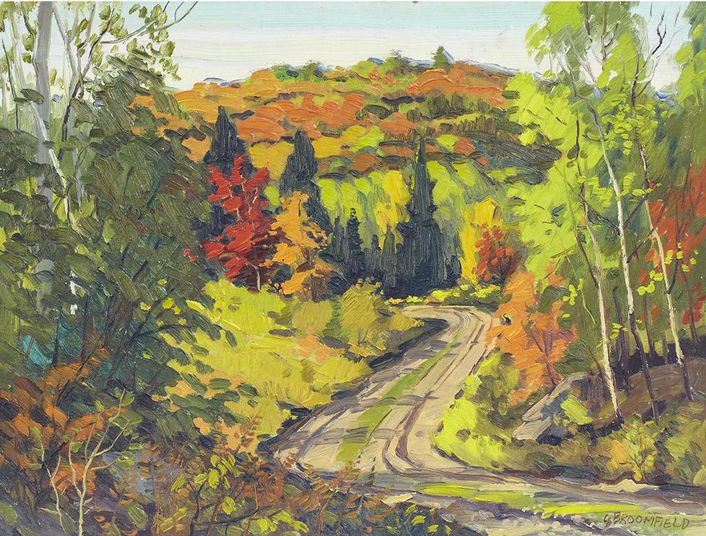 Adolphus George Broomfield (1906-1992) - Autumn Road, Kearney Ont. 1938