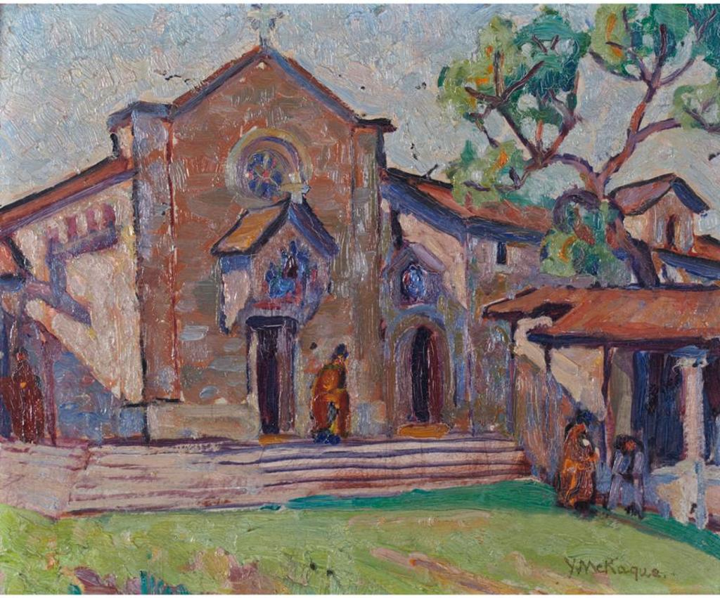 Yvonne Mckague Housser (1897-1996) - Monastery In Italy