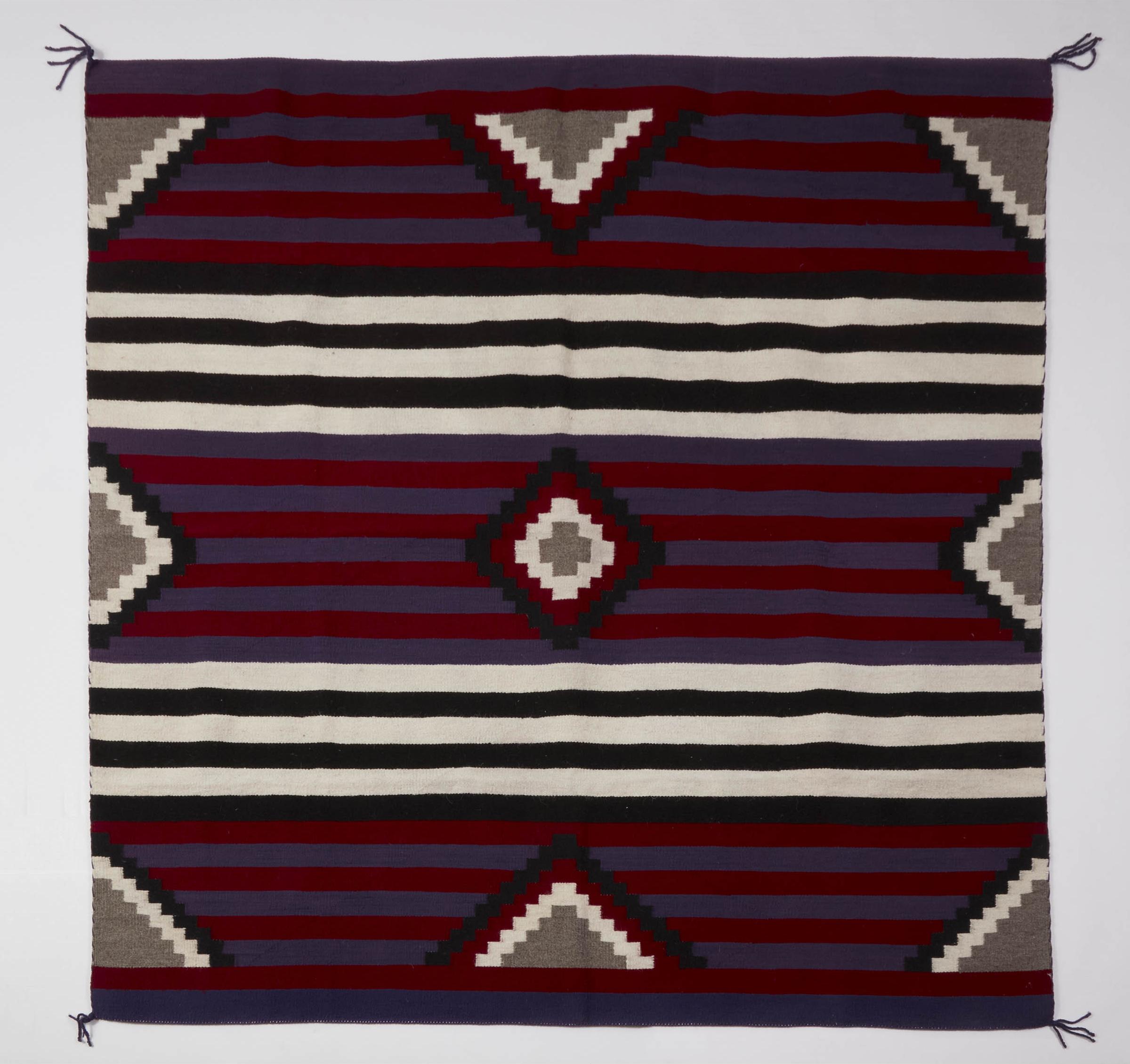 Anita Yazzie - Third Phase Chief's Blanket, Ca. 1985