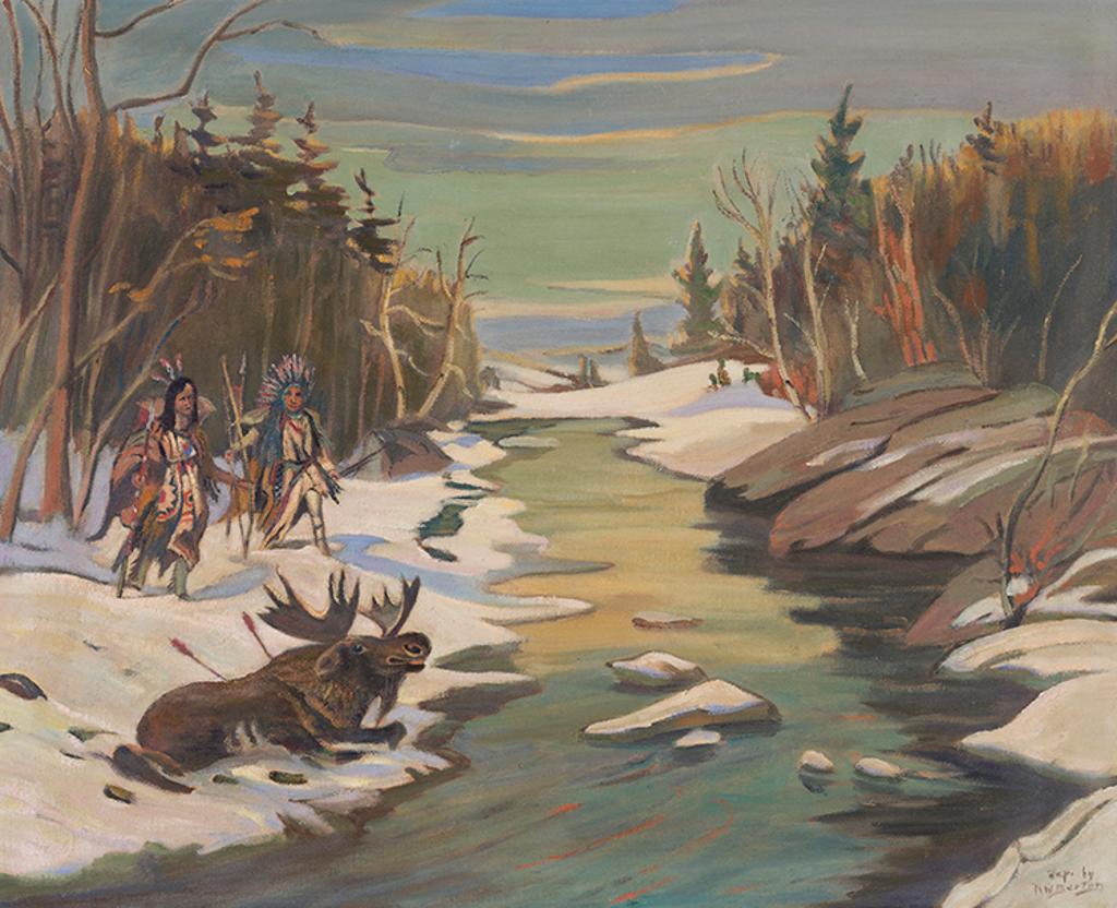 Ralph Wallace Burton (1905-1983) - The Moose Hunt