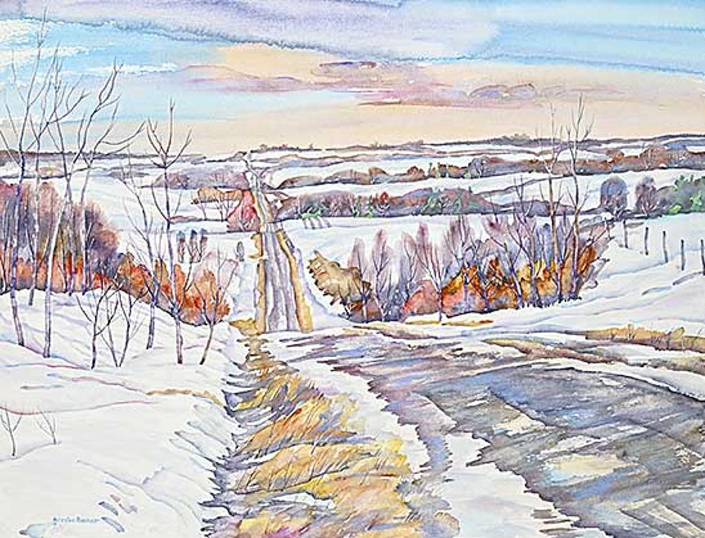 Adeline Rockett (1929) - Untitled - Winter Road