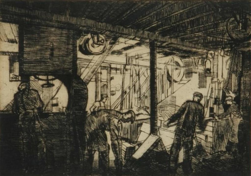 Archibald Ziegler (1903-1971) - In the Sawmill (1927)