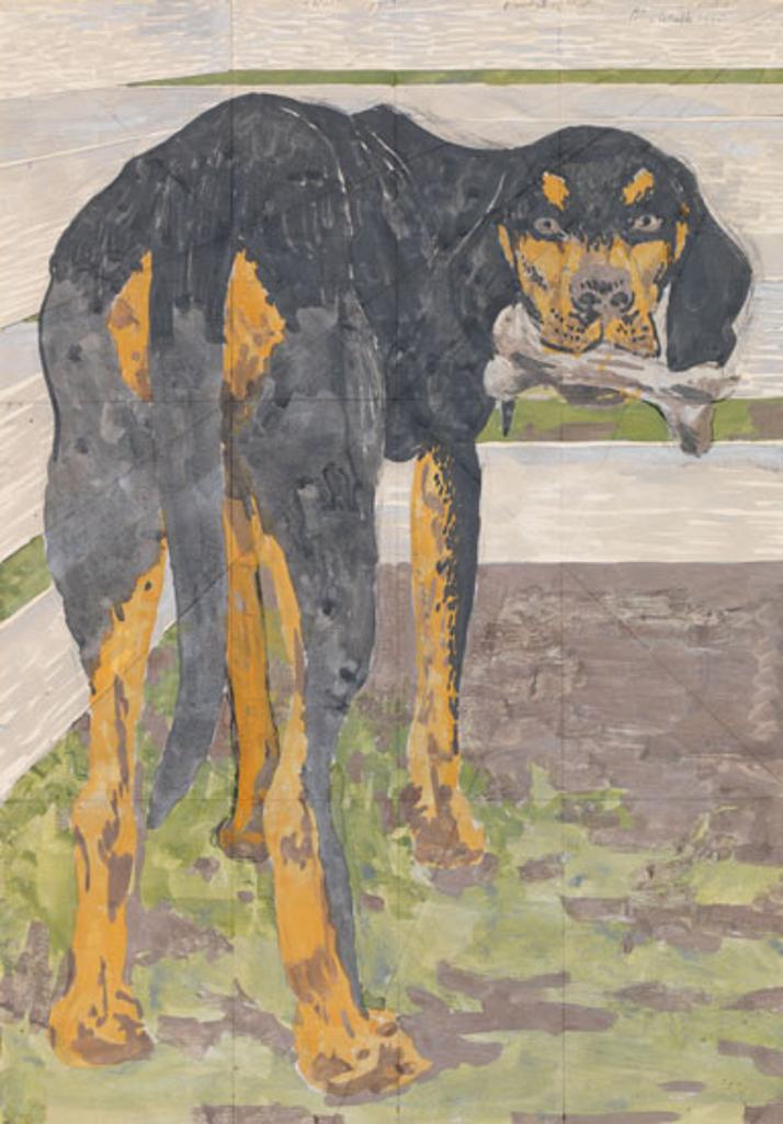 Alexander (Alex) Colville (1920-2013) - Dog with Bone